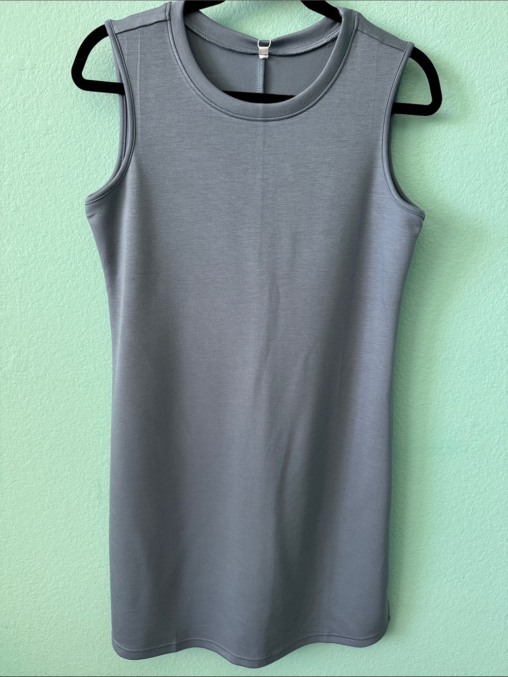 Sleeveless Slate Blue Tank Dress